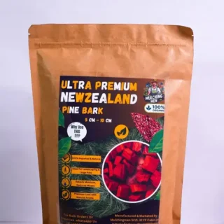 Ultra-premium pine bark mulch with extra-large bark pieces (5–15 cm )